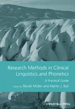 Research Methods in Clinical Linguistics and Phonetics