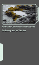 Radically Condensed Instructions for Being Just as You Are