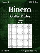 Binero Grilles Mixtes - Difficile - Volume 4 - 276 Grilles