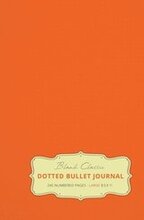 Large 8.5 x 11 Dotted Bullet Journal (Orange #19) Hardcover - 245 Numbered Pages