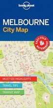 Lonely Planet Melbourne City Map