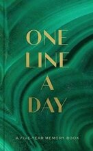 Femårsdagbok - One Line A Day - Malakit