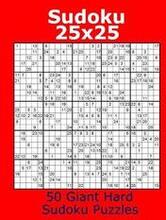 Sudoku 25x25 50 Giant Hard Sudoku Puzzles
