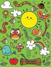 Giddy Garden Sketchbook: Jumbo Drawing Pad For Sketching, Doodling And Coloring