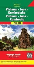 Vietnam - Laos - Cambodia Road Map 1:900 000