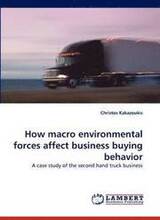 How macro environmental forces affect business buying behavior