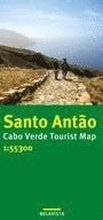 Santo Antão Cabo Verde Tourist Map 1:55300