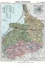Historische Karte: Provinz Ostpreussen ¿ um 1910 (Plano)