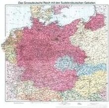 Historische Karte: Deutschland - Das Großdeutsche Reich mit dem Sudetendeutschen Gebieten, 1938 (plano)