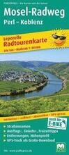 Moselle cycle path, cycle tour map 1:50,000