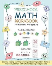 Preschool Math Workbook for Toddlers, Kids Ages 3-5