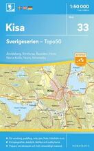 33 Kisa Sverigeserien Topo50 : Skala 1:50 000