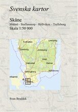 Svenska kartor. Malmö - Staffanstorp - Höllviken ? Trelleborg (Skåne)