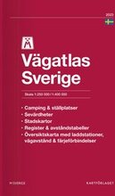 M Vägatlas Sverige 2023 : Skala 1:250.000-1:400.000