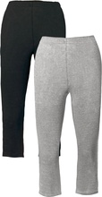 Capri-leggings med stretch (2-pack)