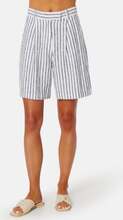 BUBBLEROOM CC linen striped shorts Striped 34