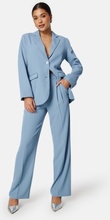 BUBBLEROOM Denice Straight Leg Suit Pants Dusty blue 38