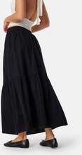 BUBBLEROOM Maxi Cotton Skirt Black XS