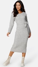 BUBBLEROOM Meline knitted dress Grey melange L