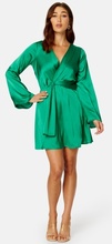 BUBBLEROOM Nichelle Knot front Dress Green XS