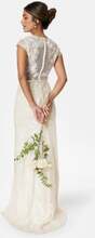 Bubbleroom Occasion Slit lace wedding Gown White 40
