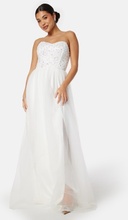 Bubbleroom Occasion Beaded Gown White 34