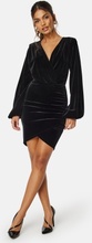 Bubbleroom Occasion Leija Velvet Dress Black 2XL