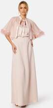 Bubbleroom Occasion Marilyn Faux Feather Cover up Powder pink XXS/XS