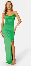 Bubbleroom Occasion Odette Waterfall Gown Green S