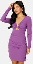 BUBBLEROOM Paris Cut Out Dress Purple 2XL