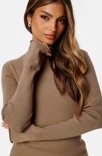 BUBBLEROOM Sabine Knitted Top Light brown XS