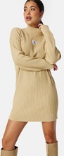 Calvin Klein Jeans Washed Monologo Sweater Dress AAT Warm Sand S