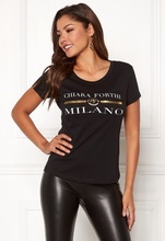 Chiara Forthi Short Sleeve Tee Black XS