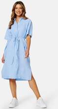 GANT Relaxed Linen Shirt Dress 414 Gentle Blue 38