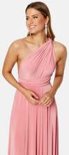 Goddiva Multi Tie Maxi Dress Warm Pink L (UK14)