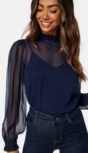 Happy Holly Dolores blouse Dark blue 48/50