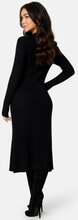 Happy Holly Yazmin fine knitted rib dress Black 52/54