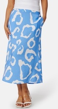 Object Collectors Item Objjacira Mid Waist Skirt Blue/White 34