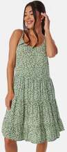 ONLY Onlmaj Life S/L Short Dress Artichoke Green XS