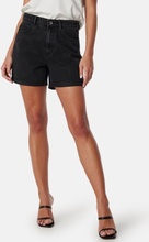 ONLY Onlvega HW Mom Dnm Shorts Black Denim M