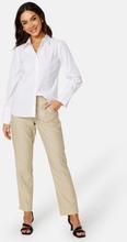 Pieces Boss MW Ankle Pants White Pepper XS