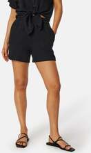 Pieces Pcvinsty HW Linen Shorts Black XS
