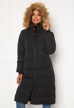 Svea W. Long Slim Padded Parka 900 Black M