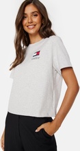 TOMMY JEANS BXY Graphic Flag Tee PJ4 Silver Grey Htr S
