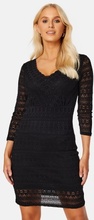 VILA Chikka Lace 3/4 Short Dress Black XS