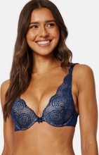 Wonderbra Glamour Triangle Bra Blue Navy 75A