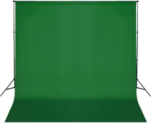 vidaXL Bakgrunnssystem 600 x 300 cm grønn
