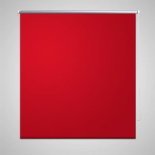 vidaXL Rullegardin Blackout 120 x 175 cm Rød
