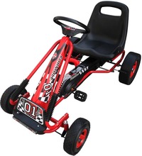 vidaXL Pedal-go-kart for barn rød
