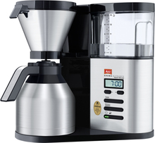 Melitta Aroma Elegance Deluxe Therm Kaffetrakter - Svart/sølv